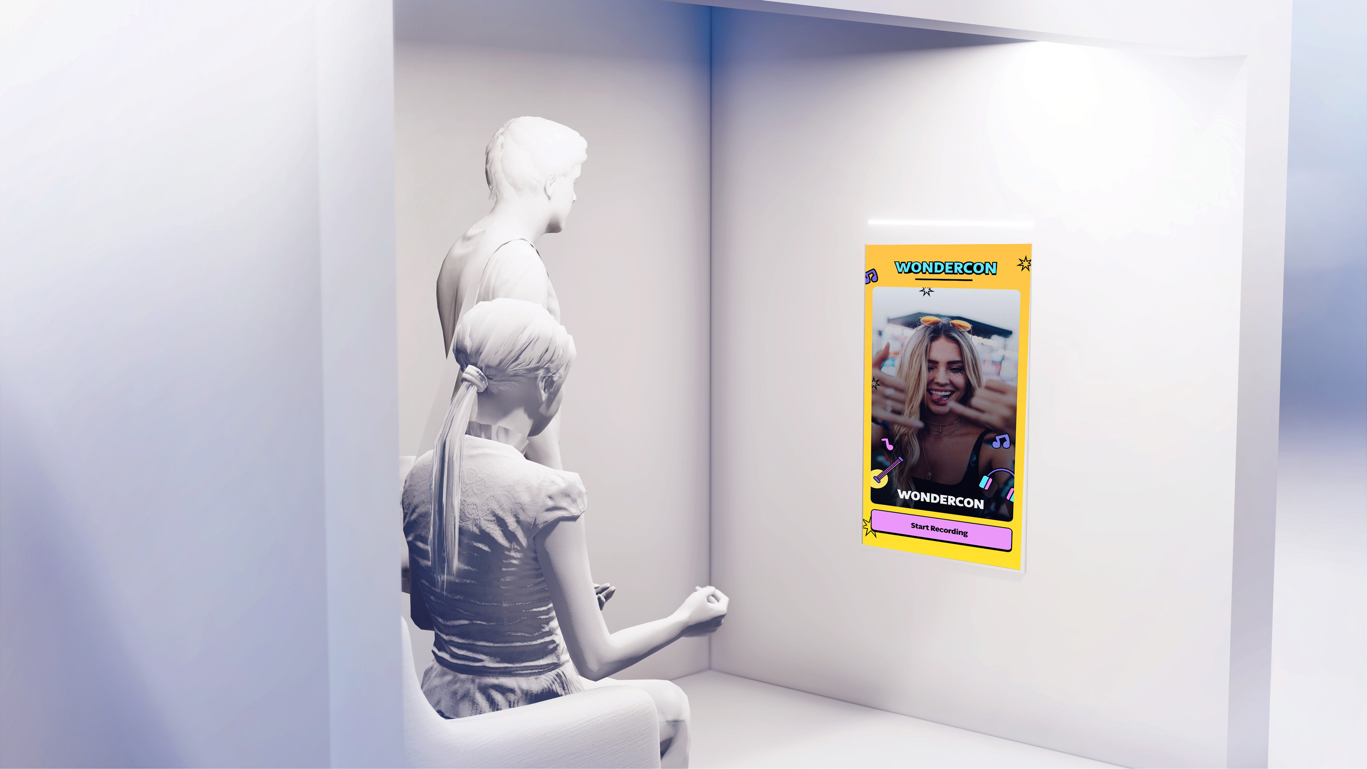 Unleash your inner performer with a leave-a-message video booth.